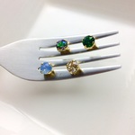【再販3】一粒♡スワロフスキーピアス#1