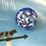 ピンバッジ さざ波の空 ちぎれ雲 