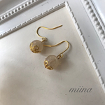 再販✴︎ホワイトストーンピアス/イヤリング