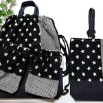 ★mi-ki11様オーダー品★通学４セット　星柄ブラック