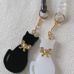 再販＊猫のイヤホンジャック/ストラップ