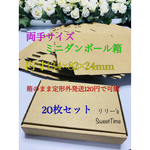 20枚セット☆定形外郵便120円☆ダンボール箱