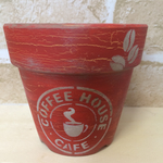 coffeeリメ鉢