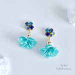再11* 選べる♡マリンビジューフリルタッセルピアス/イヤリング