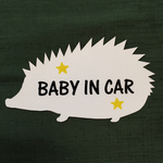 【再販】Baby in car 動物型マグネット ハリネズミ