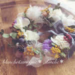 お取り置き💕Springリース☆ミモザと紫陽花 
