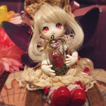 小さな鉱石ランタン 【 朱 】