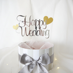 再販5！ウエディングケーキトッパー happy wedding