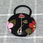 くるみボタンヘアゴム(きのこ⑩)