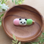 お花見パン団子ブローチ
