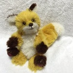 キツネのテディベア　ぬいぐるみ
