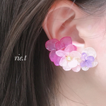 【rie.t】紫陽花♡イヤーカフ