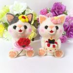 【m様オーダー品】ぷっくりほっぺの猫ちゃんたち