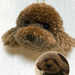 《オーダー品》chioril様専用 トイプードル レッド ストラップ/キーホルダー