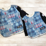 sweet 様オーダー品【100/130】グランジデニムドロップT