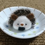 ちっちゃなおにぎりハリネズミさん(黒)