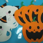 ハロウィンメッセージカード（おばけ・かぼちゃ各5セット）