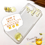 再販×15＊ぷっくりちゅるりん♪ トロぉ〜と ハチミツ溶ろける iPhoneケース/カバー＊他機種応相談
