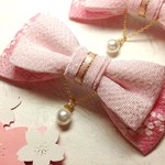 再販＊和リボンバレッタ*桜の香Ⅱ