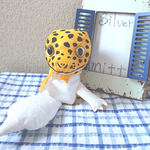 【再販１】ヒョウモントカゲモドキぬいぐるみ（猫目ハイイエロー）