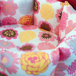 ［SALE］すっぽりベッド【北欧調お花】