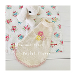 コットンワンピース pastel flowers 
