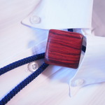 天然木のループタイＮｏ1【春彩シリーズ】