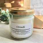 しっかり香る*･虫除けソイキャンドル 【Citronella】
