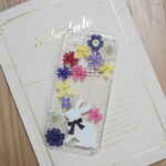 iphone　押し花ケース【nyaさまオーダー品 】