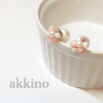 arareピアス＊momoiro＊