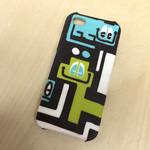 動物ファブリックのiPhoneケース5/5s