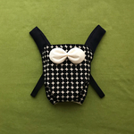 選べるカラー♡おままごと用 抱っこ紐≪ Dot black ≫
