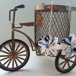 つまみ細工のお花のピアス