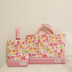 再販4☆ふわり✴リボンちょうちょ🎀とキャンディのレッスンバック＊シューズ入れ2点セット