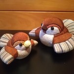 スズメの親子＜再販＞【木目込み人形】