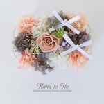 【再販】 [リングピロー] フラワーウェディング　-Shabby & Chic -  Ver.5