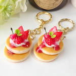 ラズベリーパンケーキキーホルダー