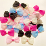 30個♡ふわふわパステルカラーのオーガンジーリボン♡