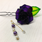 薔薇のかんざし