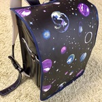 ランドセルカバー　宇宙×紺色