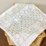 【新春お値下げセール】刺し子♡ふきん  (寄せ模様)