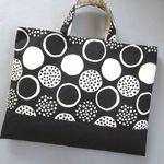 レッスンバッグ【ドット】通園バッグ 通学バッグ 入園グッズ 入学グッズ 手提げ袋 絵本バッグ 北欧風