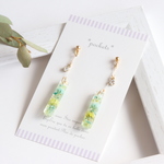 flowerシリーズ   スティックロングピアス/イヤリング