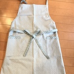 エプロン　パステルグリーンチェック