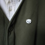 刺繍ブローチ　オコジョ　03