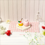 さくらんぼセット♪うさぎちゃんカプチーノ