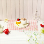 いちごのセット♪プードルちゃんのカプチーノ