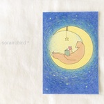 イラスト＊くまと夜空