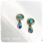 シンプル・海の雫ピアス/ノンホールピアス