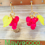 ぶどう🍇マスカット フルーツピアス／イヤリング